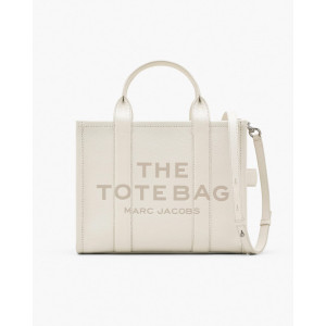 Сумка Marc Jacobs The Leather Medium Tote Bag Cotton / Silver