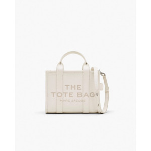 Сумка Marc Jacobs The Leather Mini Tote Bag Cotton / Silver