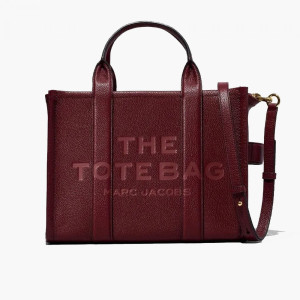 Сумка Marc Jacobs The Leather Medium Tote Bag Cherry